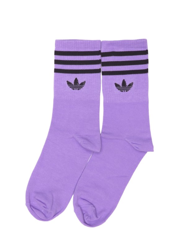 جوراب ساقدار طرح آدیداس Adidas طیف بنفش