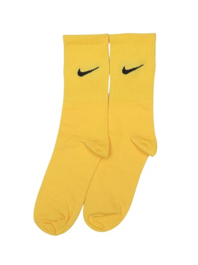 جوراب ساقدار طرح نایک Nike طیف زرد