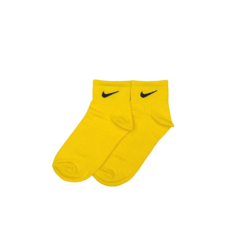 جوراب نیم ساق طرح نایک Nike طیف زرد