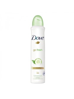 اسپری بدن داو مدل Go Fresh (خیار) حجم 250 میل - انگلیس،
