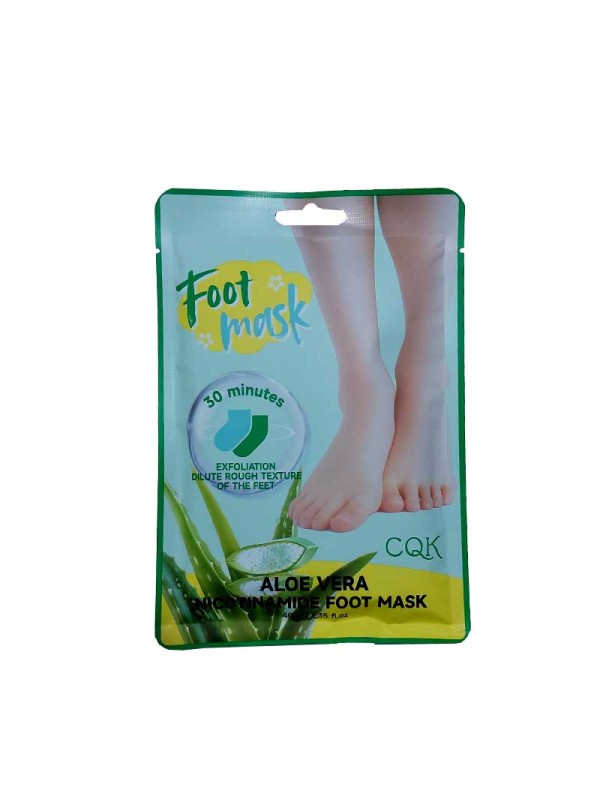 ماسک صورت آبرسان و نرم‌کننده پا مدل آلوورا سی کیو کا 40 گرم