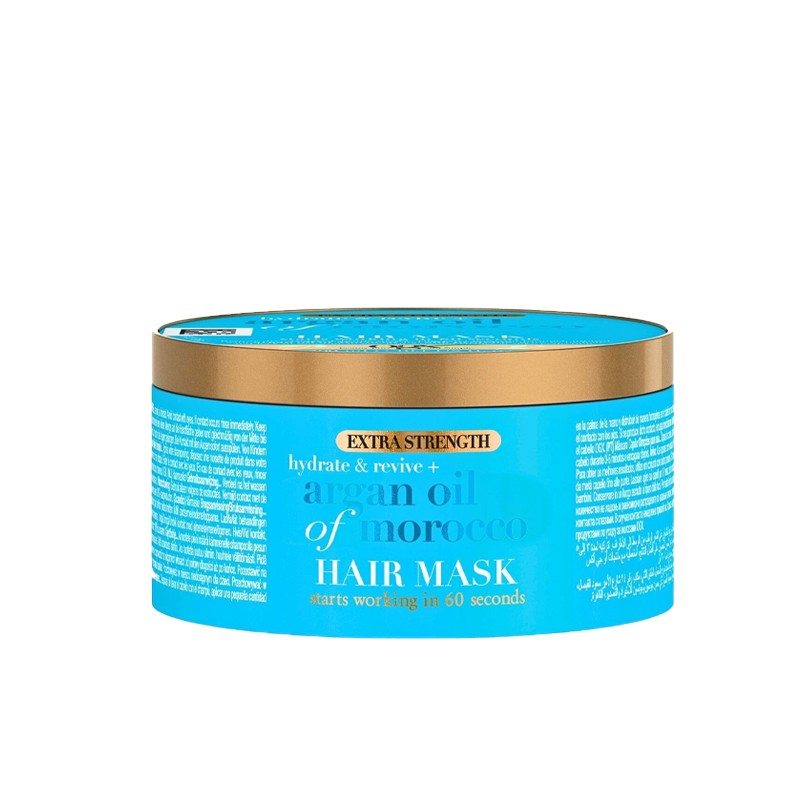 ماسک مو کاسه ای مدل Argan Oil of Morocco (آبی) او جی ایکس، 300 میل