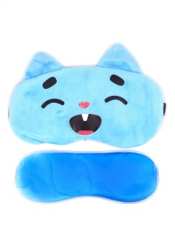 چشم بند کمپرس دار طرح گربه آبی