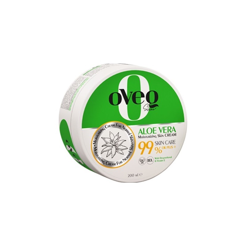 کرم مرطوب کننده و آبرسان مدل AloeVera کاسه ای اوک شاین 200 میل