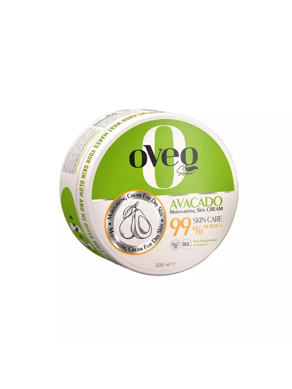 کرم مرطوب کننده و آبرسان مدل Avocado کاسه ای اوک شاین 200 میل