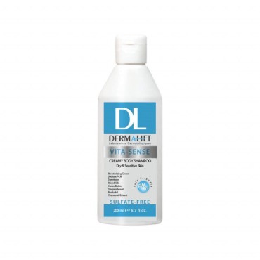 شامپو بدن کرمی مناسب پوست خشک و حساس درمالیفت 200 میل