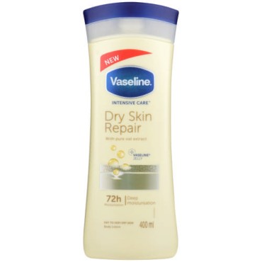 لوسیون بدن وازلینِِِ مدل Dry Skin Repair حاوی عصاره جو دوسر حجم 400 میل