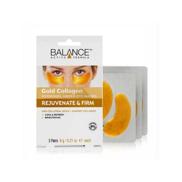 پچ زیر چشم مدل Gold + Marine Collagen بالانس بسته 3 عددی