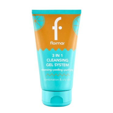 ژل شستشوی صورت تیوپی مدل 3 در 1 Cleansing فلورمار 150 میل