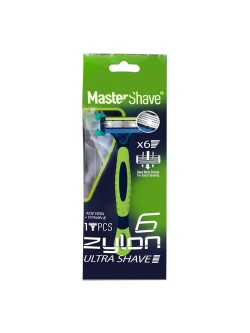 خودتراش مستر شیو 6 لبه مردانه مدل Zylon بسته 1 عددی