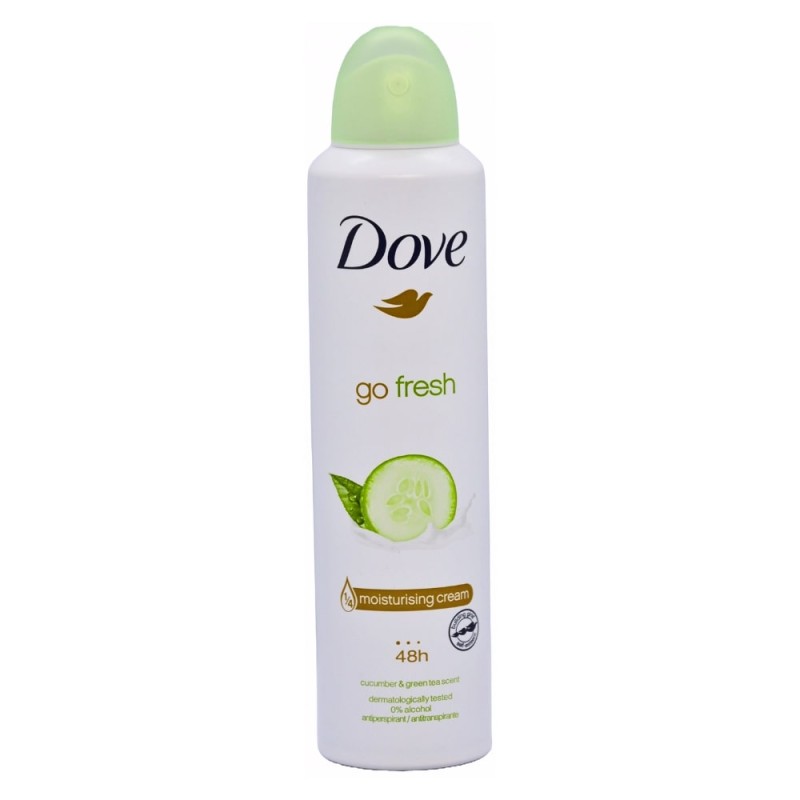 اسپری بدن داو مدل Go Fresh (خیار) حجم 250 میل - هند
