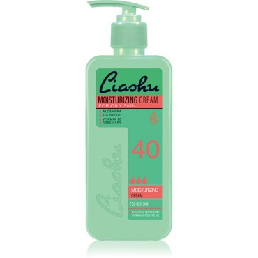 کرم مرطوب کننده پوست چرب مدل Moisturizing کد 40 لیاشو 330 میل