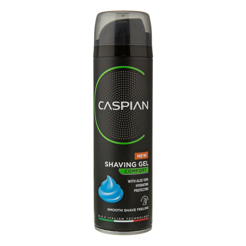 ژل اصلاح با عصاره آلوئه ورا مدل Comfort کاسپین 200 میل