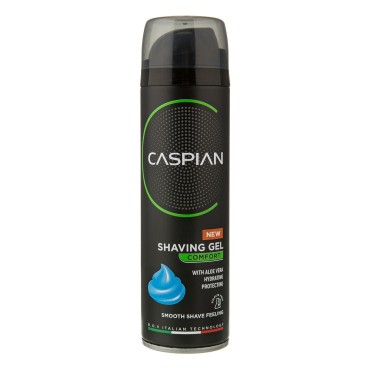 ژل اصلاح با عصاره آلوئه ورا مدل Comfort کاسپین 200 میل