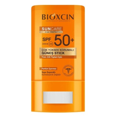 ضد آفتاب استیکی BIOXCIN بیوکسین SUNCARE SPF50+ مناسب انواع پوست 15 گرم