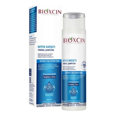 شامپو مو ضد شوره مدل AQUA THERMAL بیوکسین 300 میل