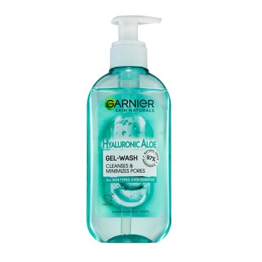 ژل شستشو صورت گارنیرِ مدل Hyaluronic Aloe حجم 200 میل