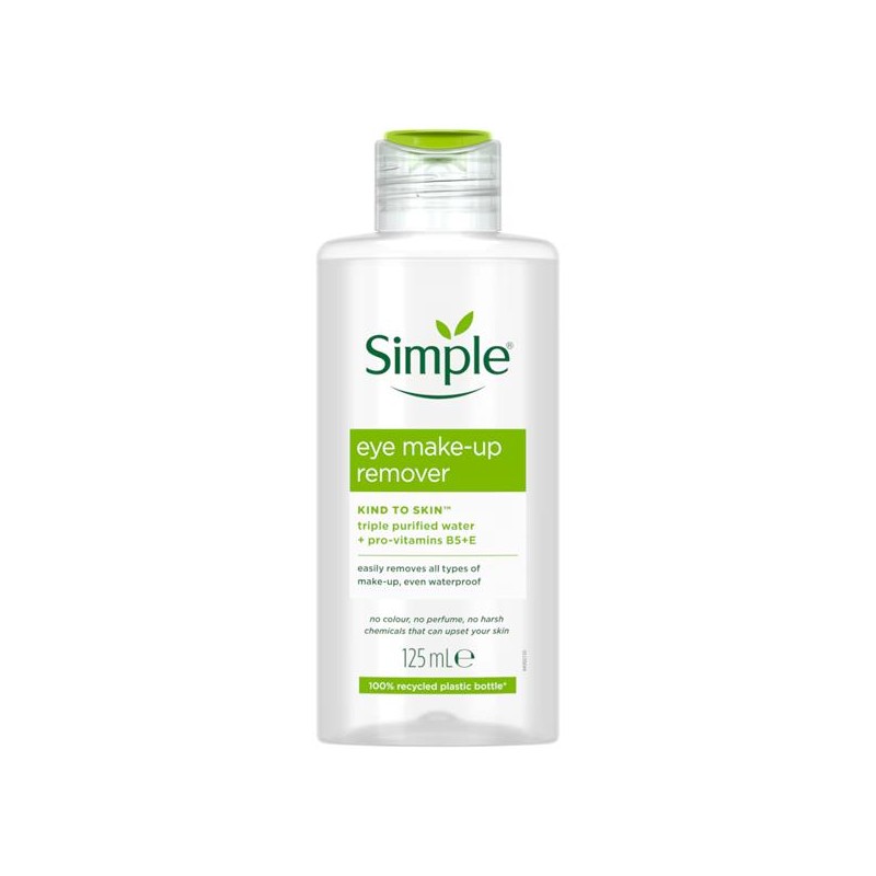 محلول پاک کننده آرایش چشم مدل KIND TO SKIN سیمپل 125 میل