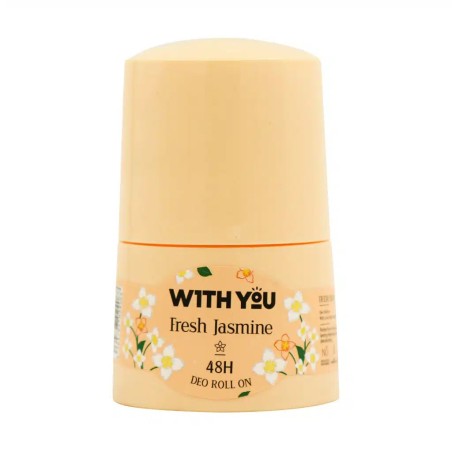 رول دئودورانت مدل Fresh Jasmine ویت یو 50 میل