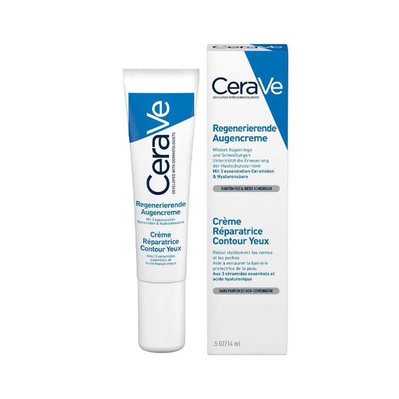 کرم دور چشم ترمیمکننده مدل Regenerierende Augencreme سراوی 14 میل
