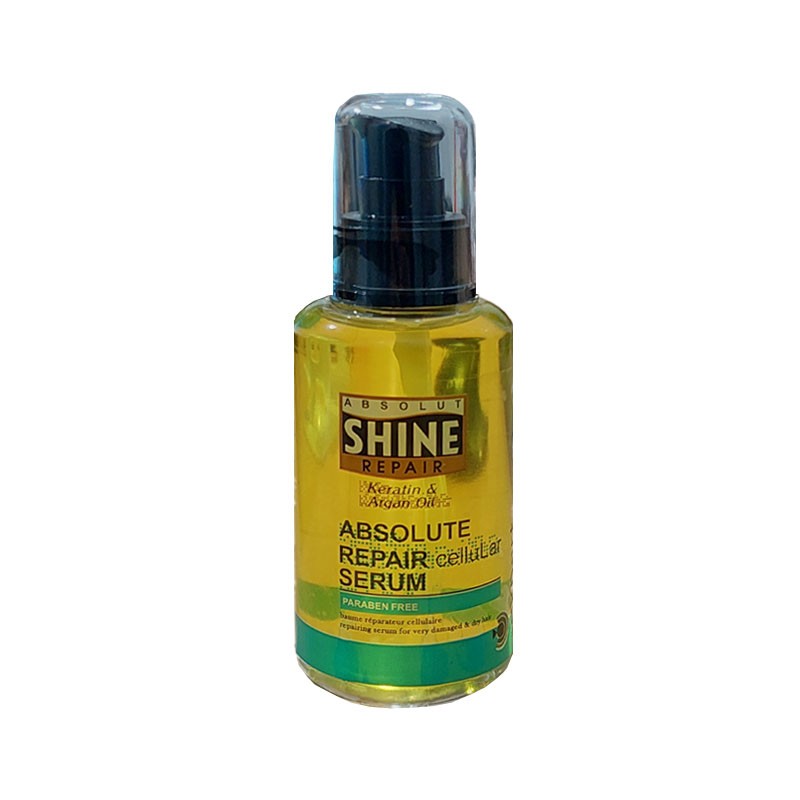 سرم و روغن مو مدل Keratin & Argan oil شاین 125 میل