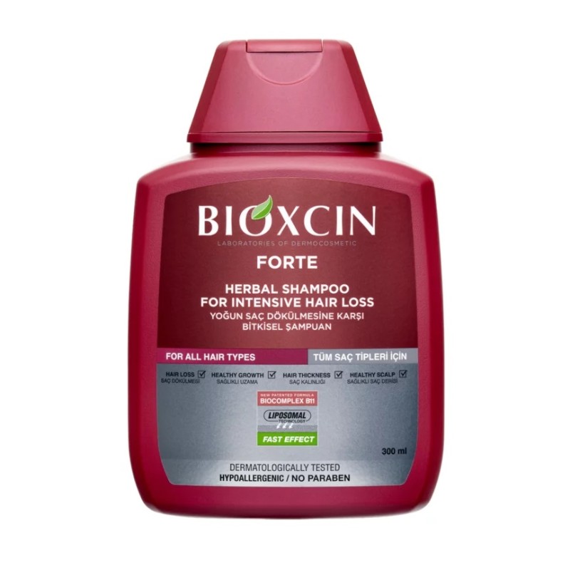 شامپو مو بیوکسین، ضدریزش مدل فورت 300 میل - قرمز