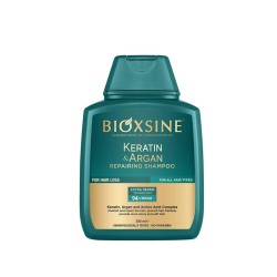 شامپو بیوکسین، ضدریزش و ترمیم کننده حاوی آرگان و کراتین (سبز) 300 میل