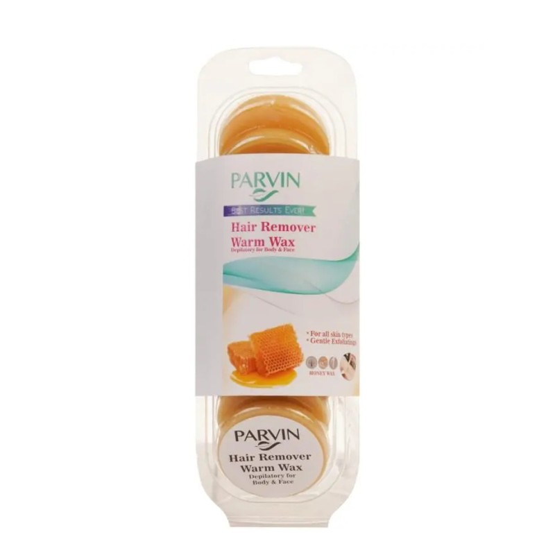 موم وکس پروین سکه ای مدل عسل Honey بسته 10 عددی