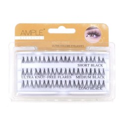 مژه مصنوعی امپل بدون گره Ultra Knot-Free Flares مدل سه سایز بسته 60 عددی