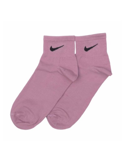 جوراب نیم ساق طرح نایک Nike طیف صورتی