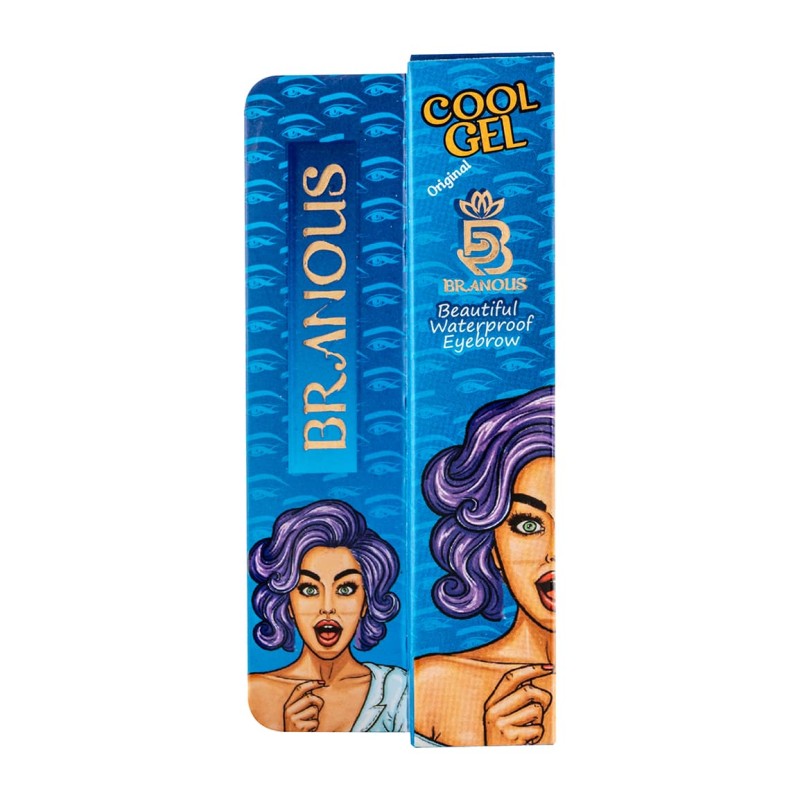 کول ژل ابرو برانوس ریملی مدل Cool Gel حجم 12 میل