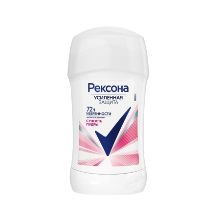 استیک ضد تعریق زنانه روسی رکسونا REXONA مدل POWDER DRY (صورتی) حجم ۴۰ میلی لیتر