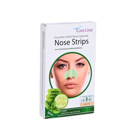 چسب بینی کرلاین Careline مدل  Cucumber & Mint خیار و نعنا بسته 6 عددی