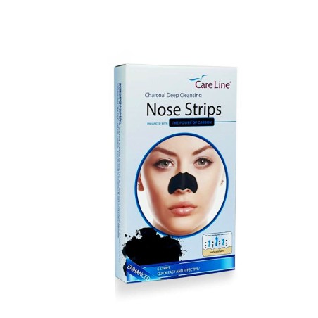 چسب بینی کرلاین Careline مدل Charcoal زغال بسته 6 عددی