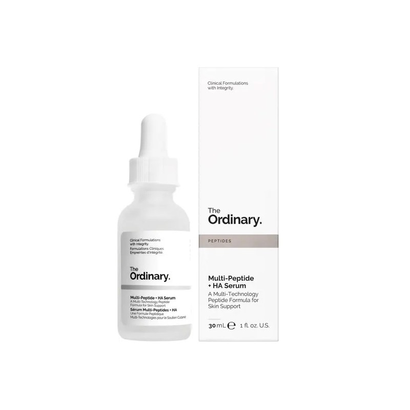 سرم صورت مولتی پپتاید اوردینری Ordinary مدل Multi-Peptide + HA حجم ۳۰ میلی لیتر