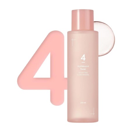 تونر آبرسان و روشن کننده پوست نامبوزین مدل HYDRATING GLOWMINERAL 4 حجم 200 میل