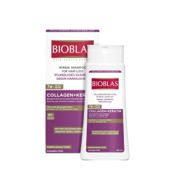 شامپو ضد ریزش مو بیوبلاس مدل COLLAGEN+KERATIN حجم 360 میل