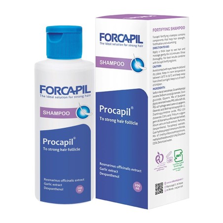 شامپو مو فورکاپیل تقویت کننده مو حاوی پروکپیل حجم 200 میل