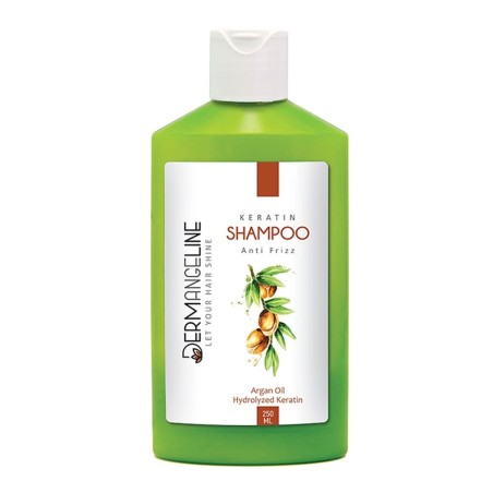 شامپو مو درم انجلین حاوی کراتین حجم 250 میل