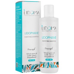 شامپو مو لیدوما تقویت کننده حاوی 0.2% لاکتیک اسید حجم 250 میل