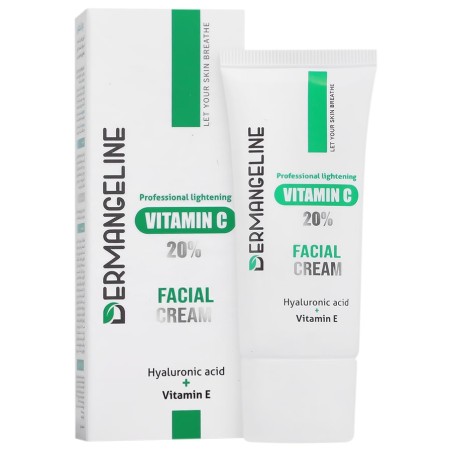 کرم روشن کننده مرطوب کننده درم انجلین حاوی ویتامین C حجم 30 میل