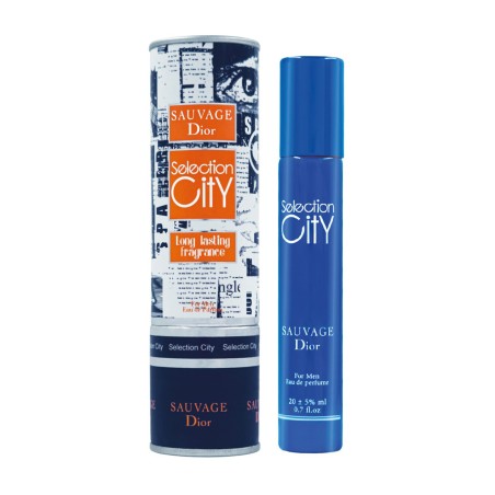 عطر جیبی مردانه سلکشن سیتی مدل Sauvage حجم 20 میل