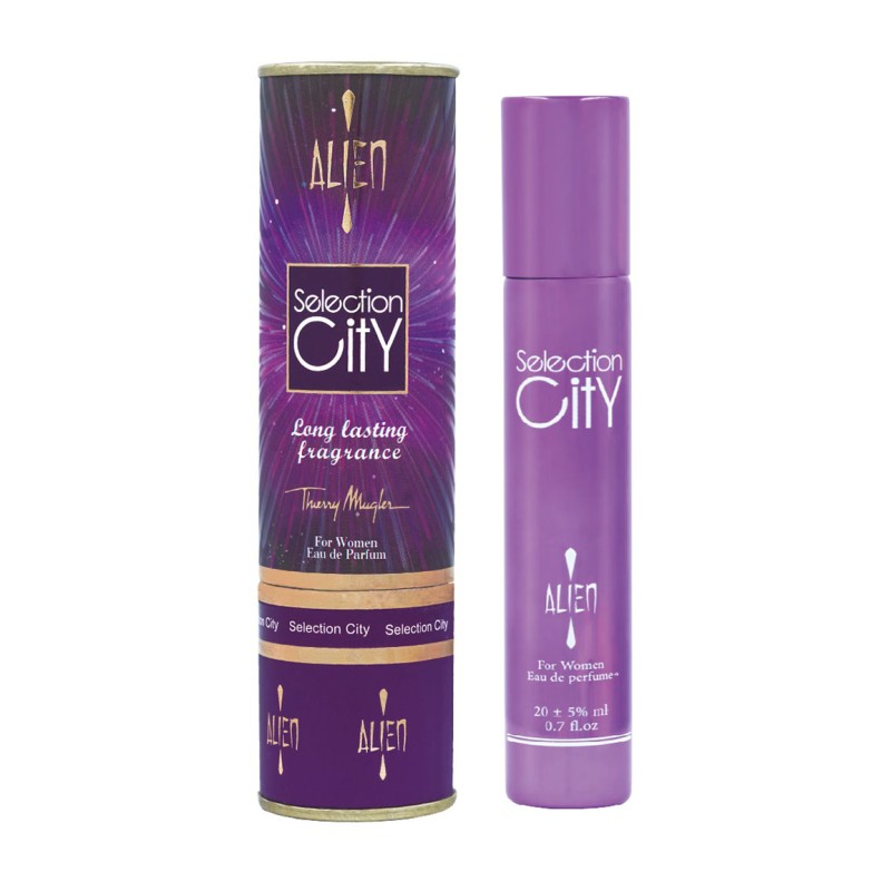 عطر جیبی زنانه سلکشن سیتی مدل Alien حجم 20 میل