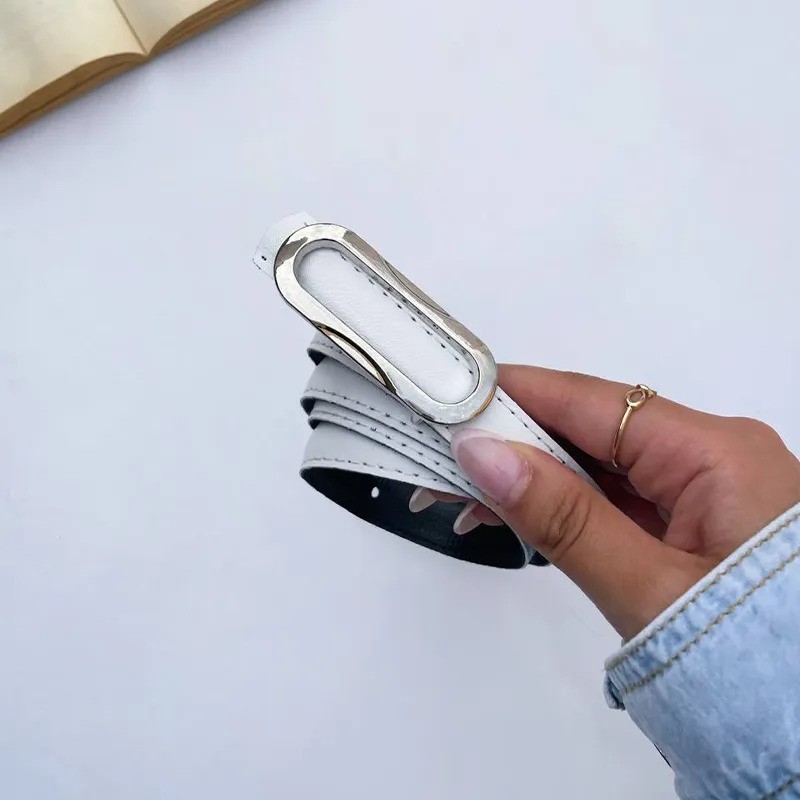 کمربند زنانه طرح مستطیل گرد کد 20mm