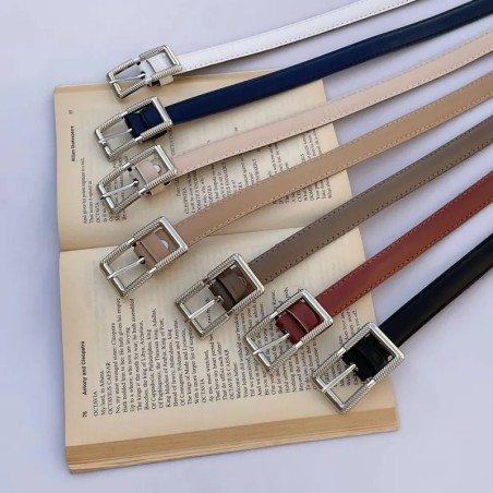 کمربند زنانه طرح کلاسیک پیچی کد 20mm