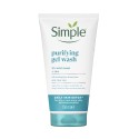 ژل شستشوی صورت روزانه پاک کننده سم زدای پوست سیمپل، 150 میل
