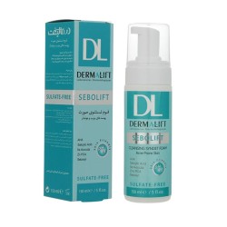 فوم شستشو صورت درمالیفت مناسب پوست چرب مدل Sebolift حجم 150 میل