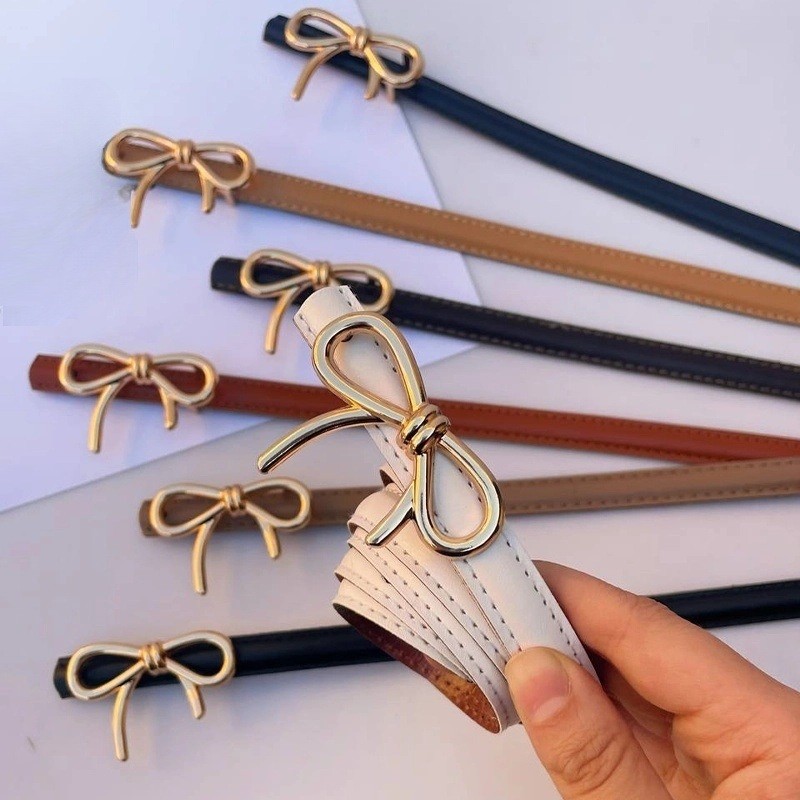 کمربند زنانه طرح پاپیون کد 15mm