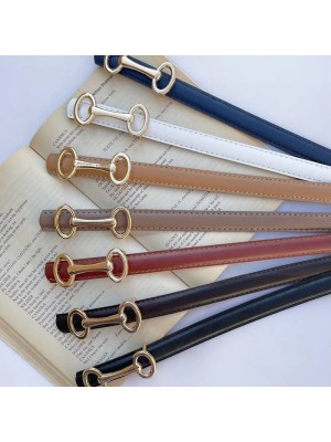 کمربند زنانه طرح Gucci horsebit کد 20mm