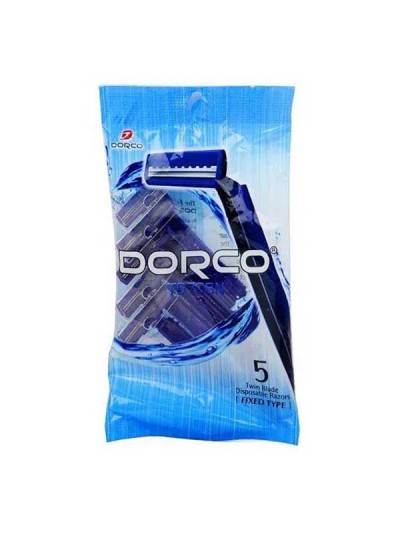 خودتراش دورکو DORCO مدل صابونی 2 لبه 5 عددی